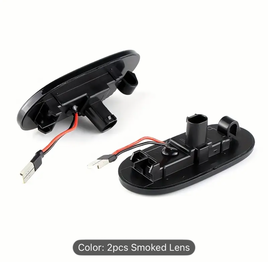 Smoked side fender lights for sprinter. 2 x pack